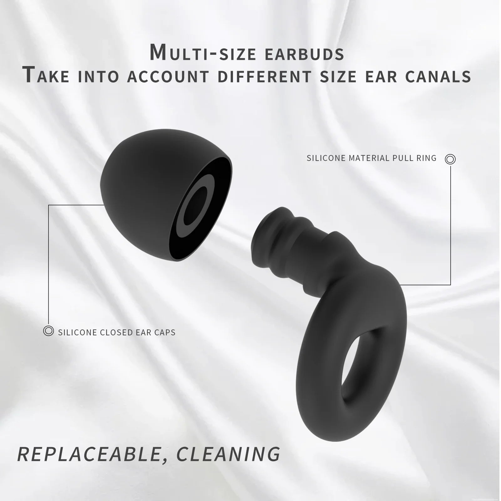 QuietFit Silicone Comfort Noise-Block Earplugs
